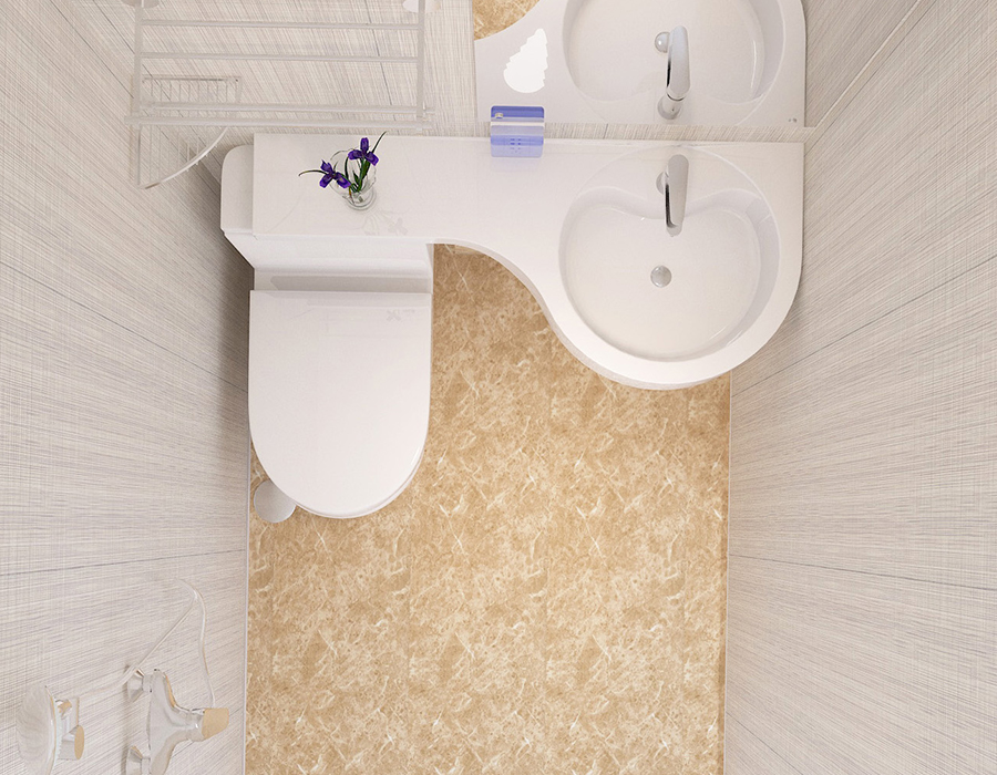 Unit Kamar Mandi Pracetak Modular Hotel Serat Resin PEC Panel Penuh