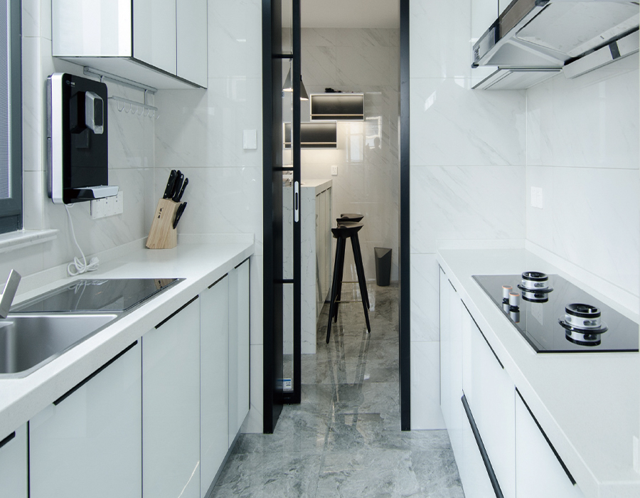 Unit Dapur Modular Prefab Ubin Keramik