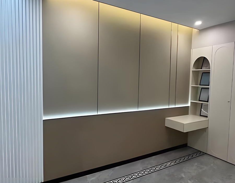 Panel Dinding Dekoratif Kayu Perakitan Cepat