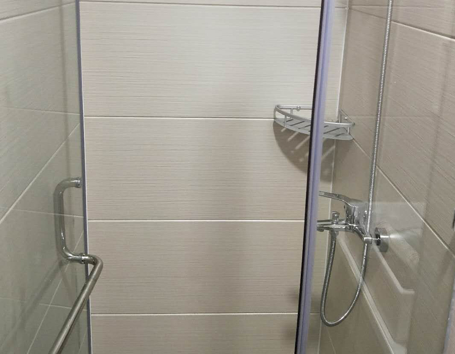 Penutup Kamar Mandi Prefabrikasi All-in-one Kaca Lembaran