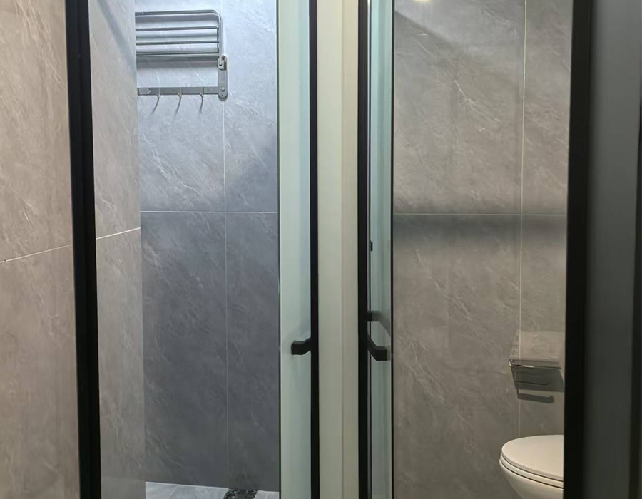 Pod Kamar Mandi Prefabrikasi Permukaan Lempengan Batu Ubin Keramik